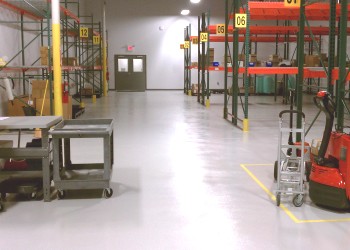 Industrial floor coatings and markings